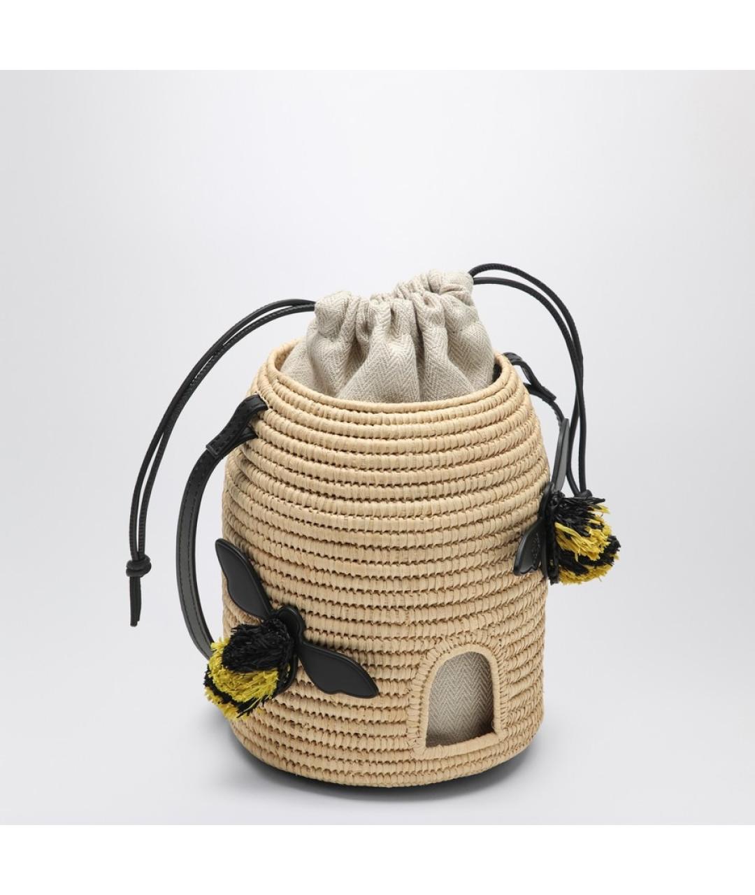 LOEWE Бежевая сумка тоут, фото 2