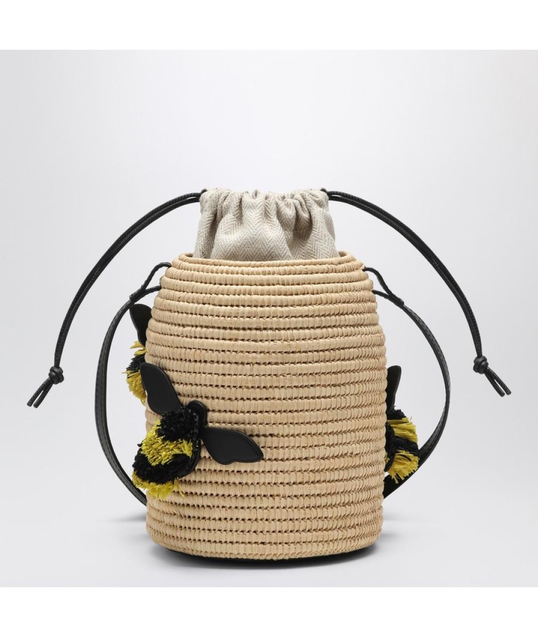LOEWE Бежевая сумка тоут, фото 3