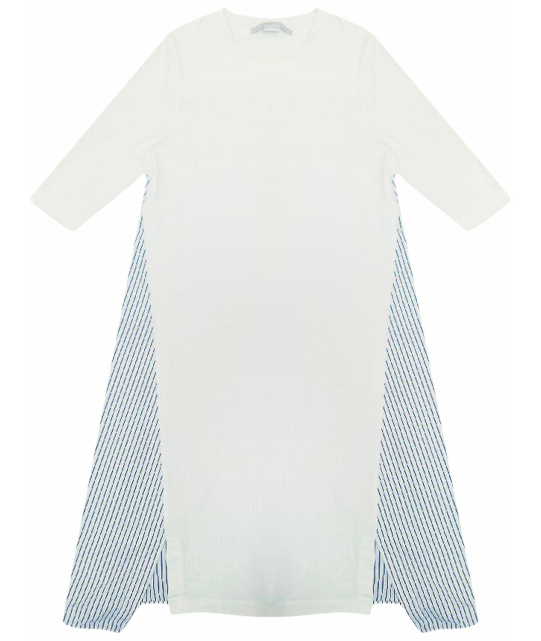 STELLA MCCARTNEY Белое хлопковое повседневное платье, фото 1