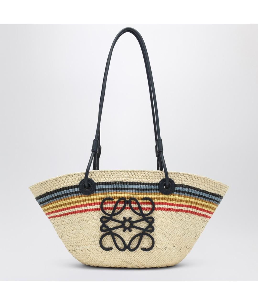 LOEWE Бежевая сумка тоут, фото 6