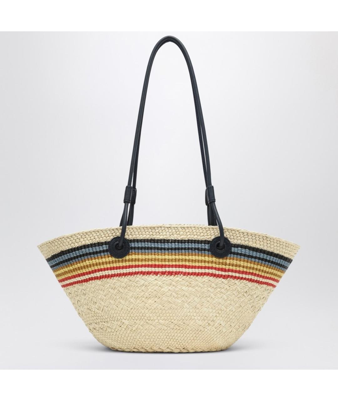 LOEWE Бежевая сумка тоут, фото 3