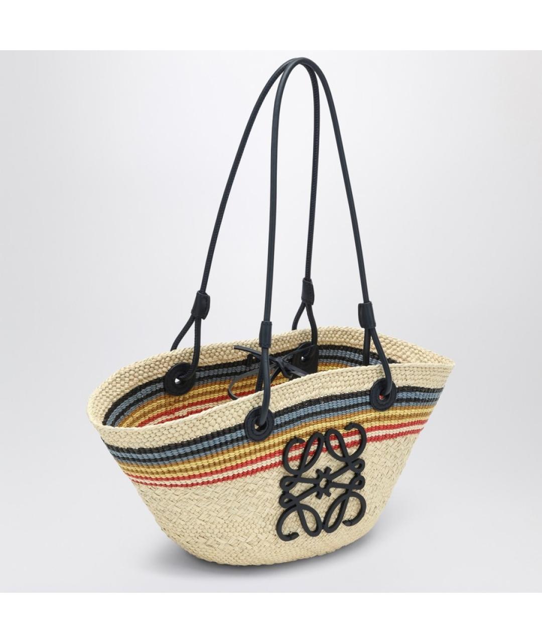 LOEWE Бежевая сумка тоут, фото 2