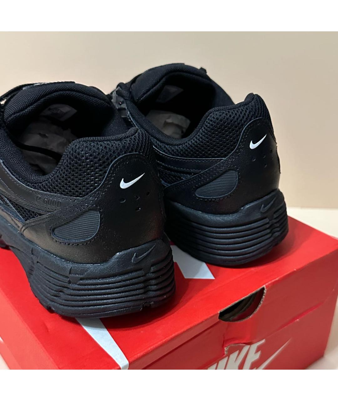 NIKE Черные текстильные низкие кроссовки / кеды, фото 7