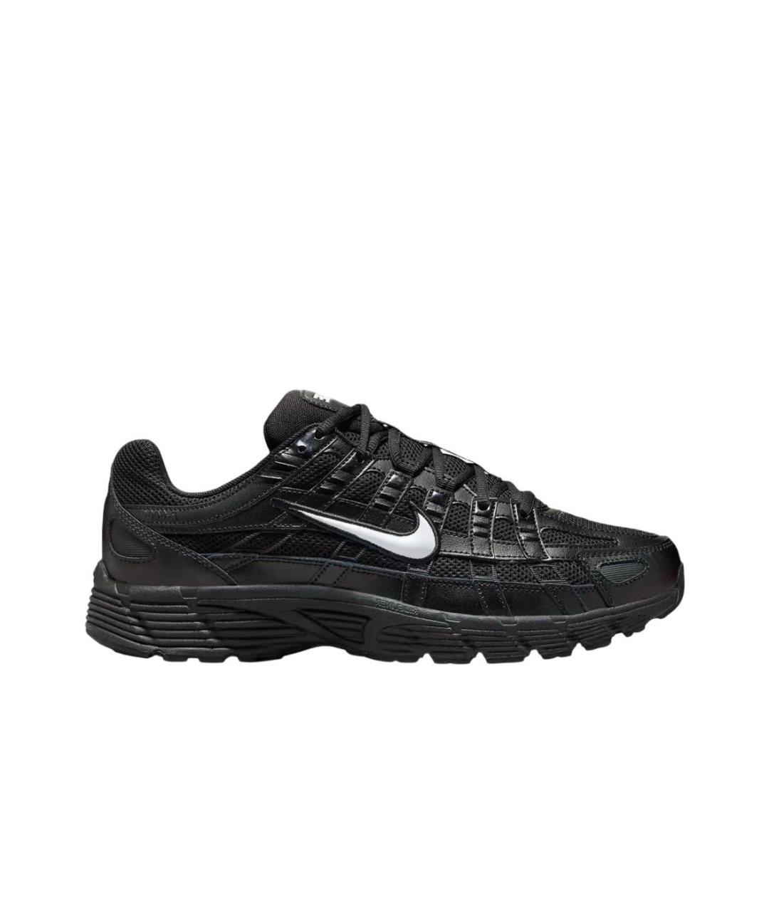 NIKE Черные текстильные низкие кроссовки / кеды, фото 9