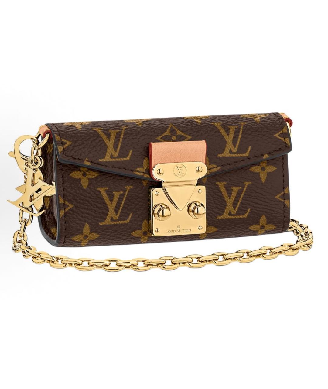 LOUIS VUITTON Коричневая сумка через плечо, фото 5