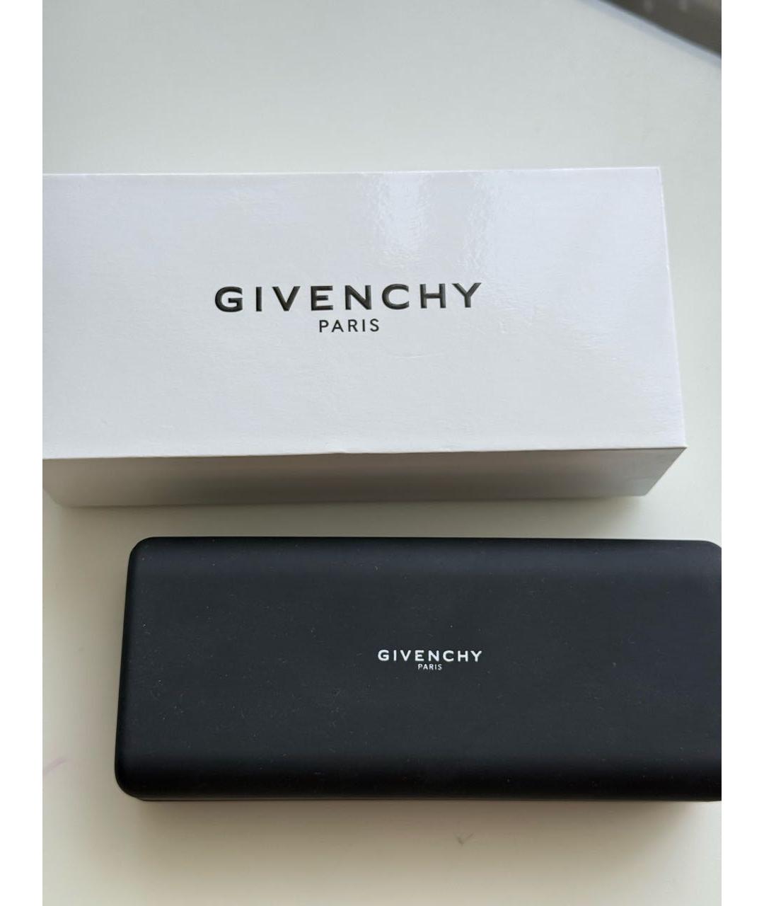 GIVENCHY Серебряные металлические солнцезащитные очки, фото 4