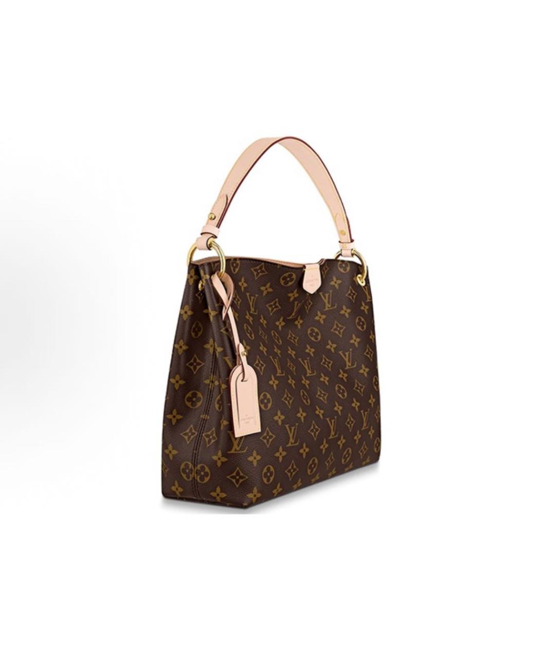 LOUIS VUITTON Коричневая сумка тоут, фото 2