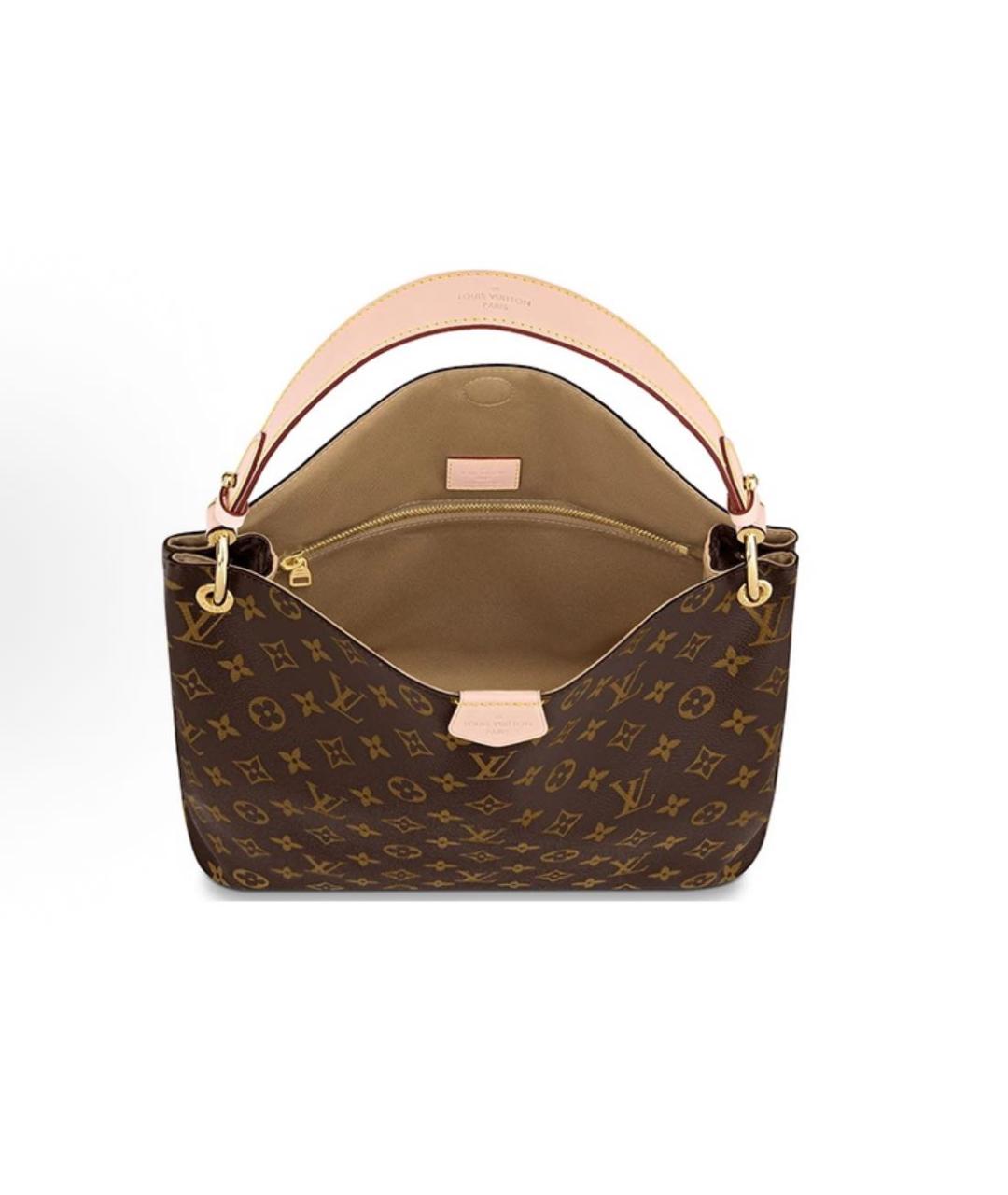 LOUIS VUITTON Коричневая сумка тоут, фото 4