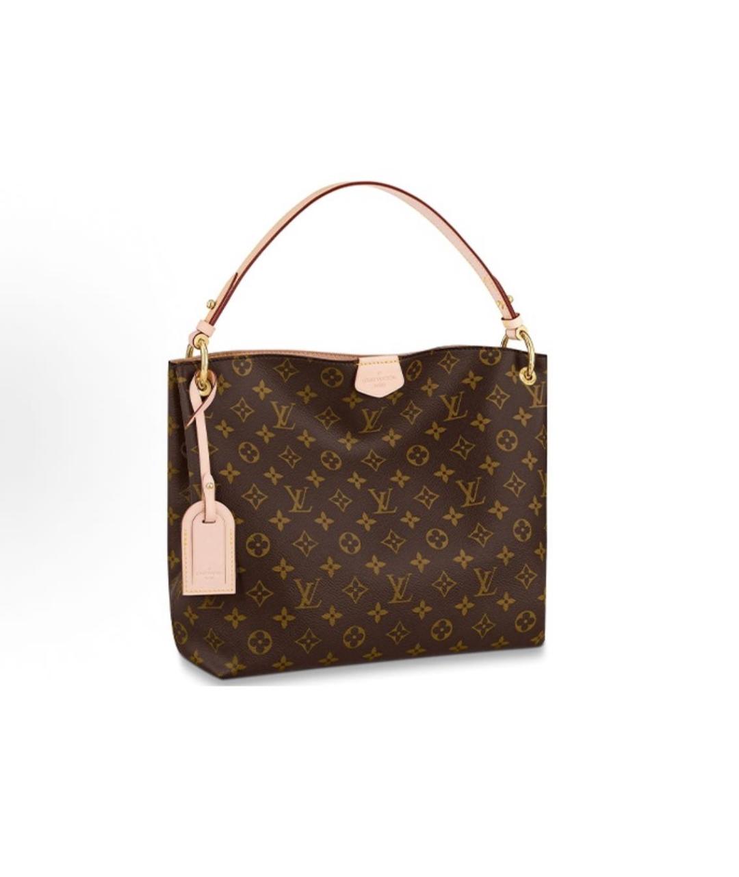 LOUIS VUITTON Коричневая сумка тоут, фото 5