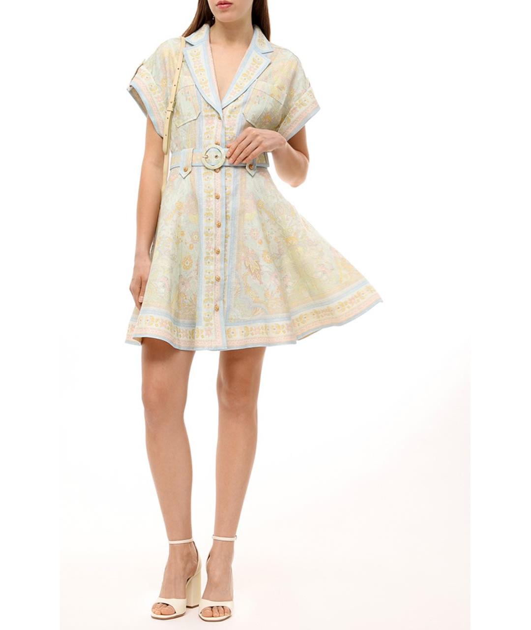 ZIMMERMANN Льняное коктейльное платье, фото 2