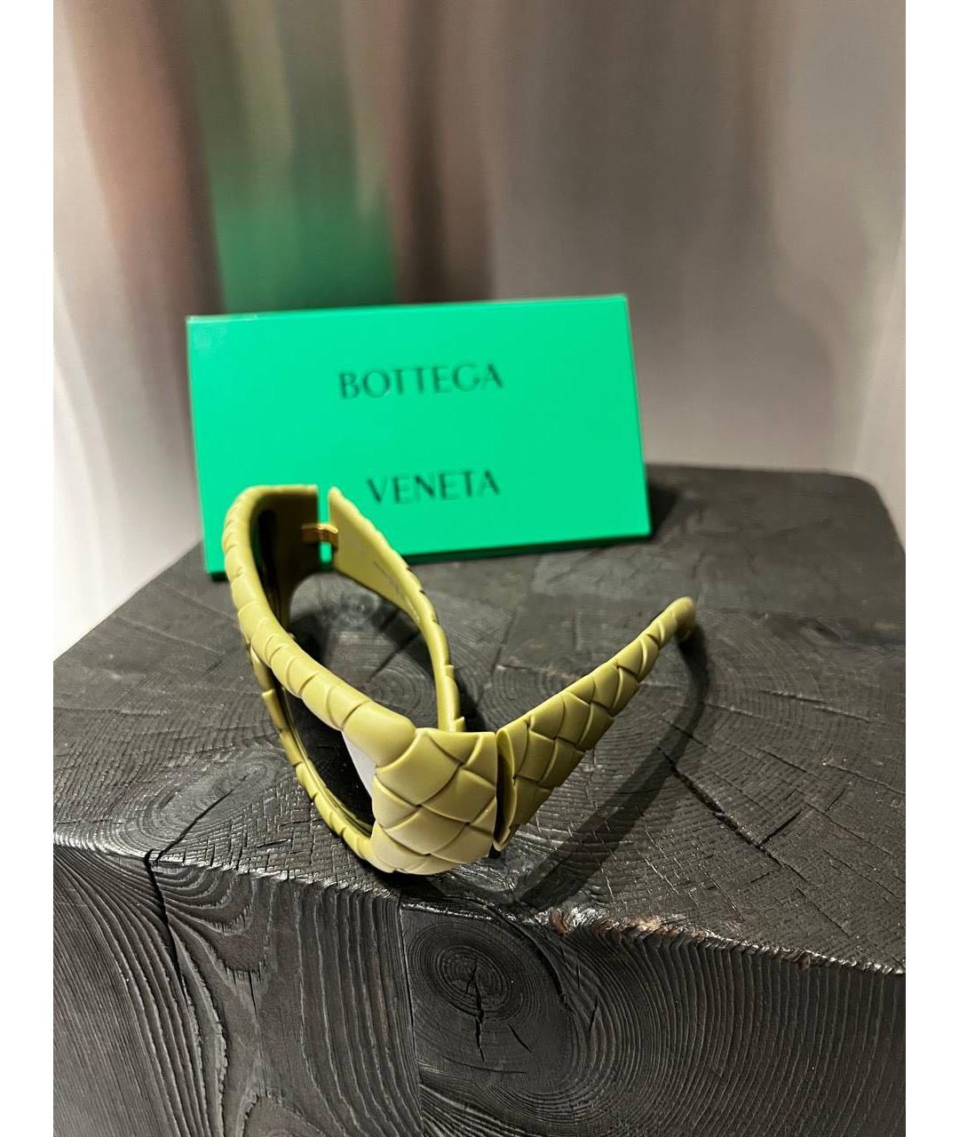 BOTTEGA VENETA Хаки солнцезащитные очки, фото 2
