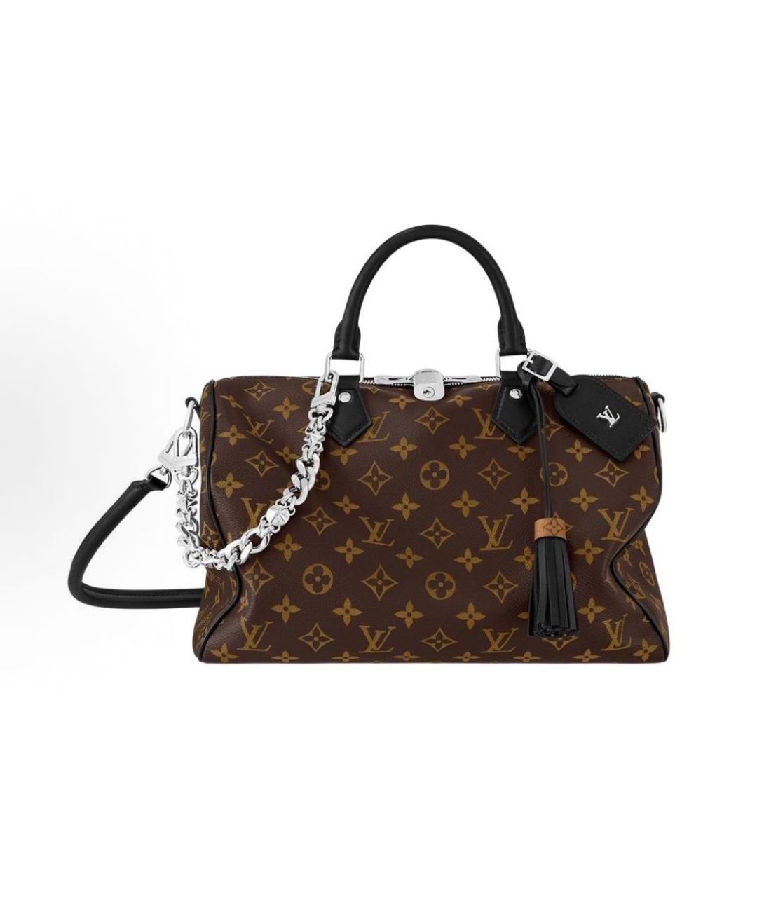 LOUIS VUITTON Коричневая сумка с короткими ручками, фото 5