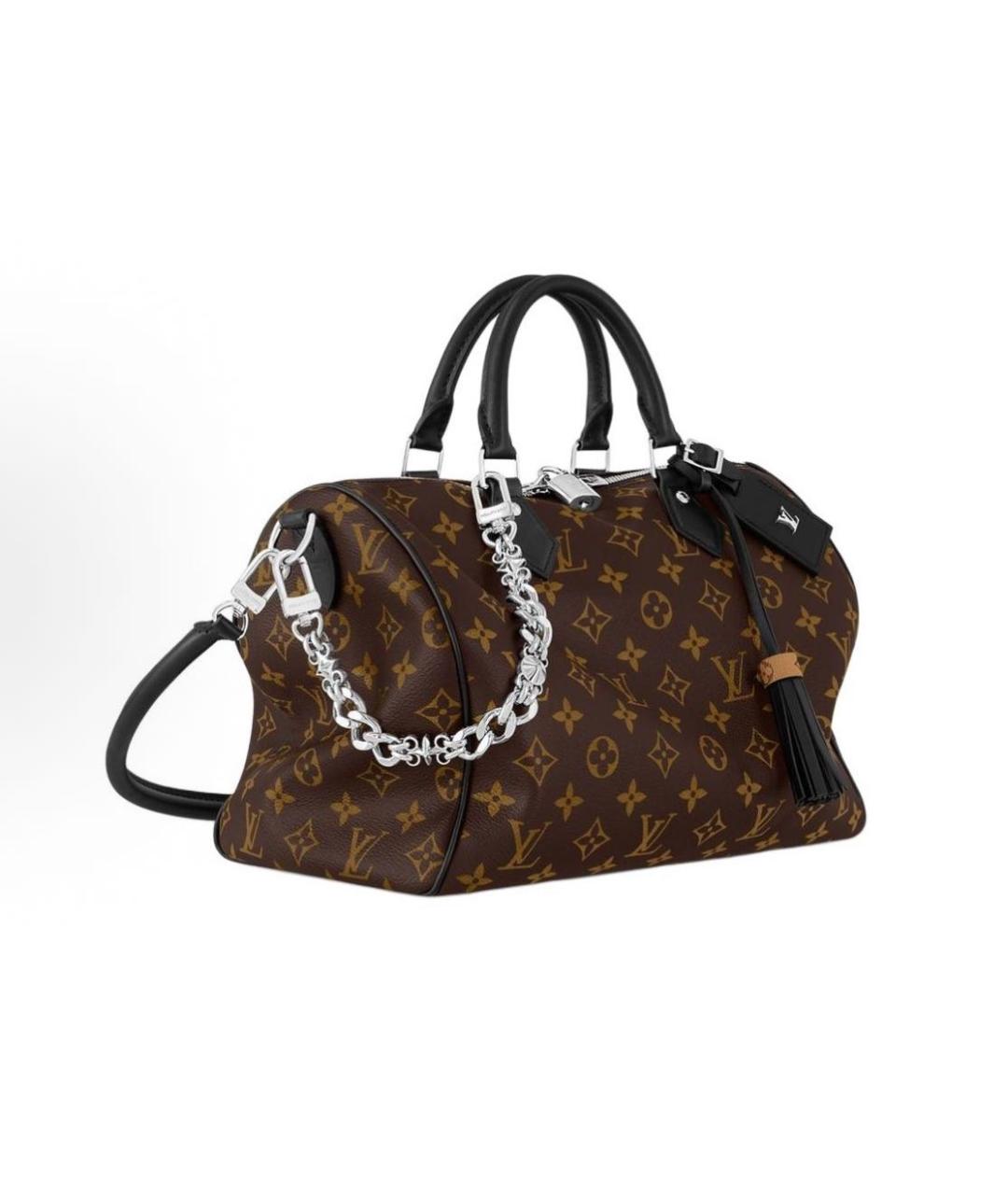 LOUIS VUITTON Коричневая сумка с короткими ручками, фото 2