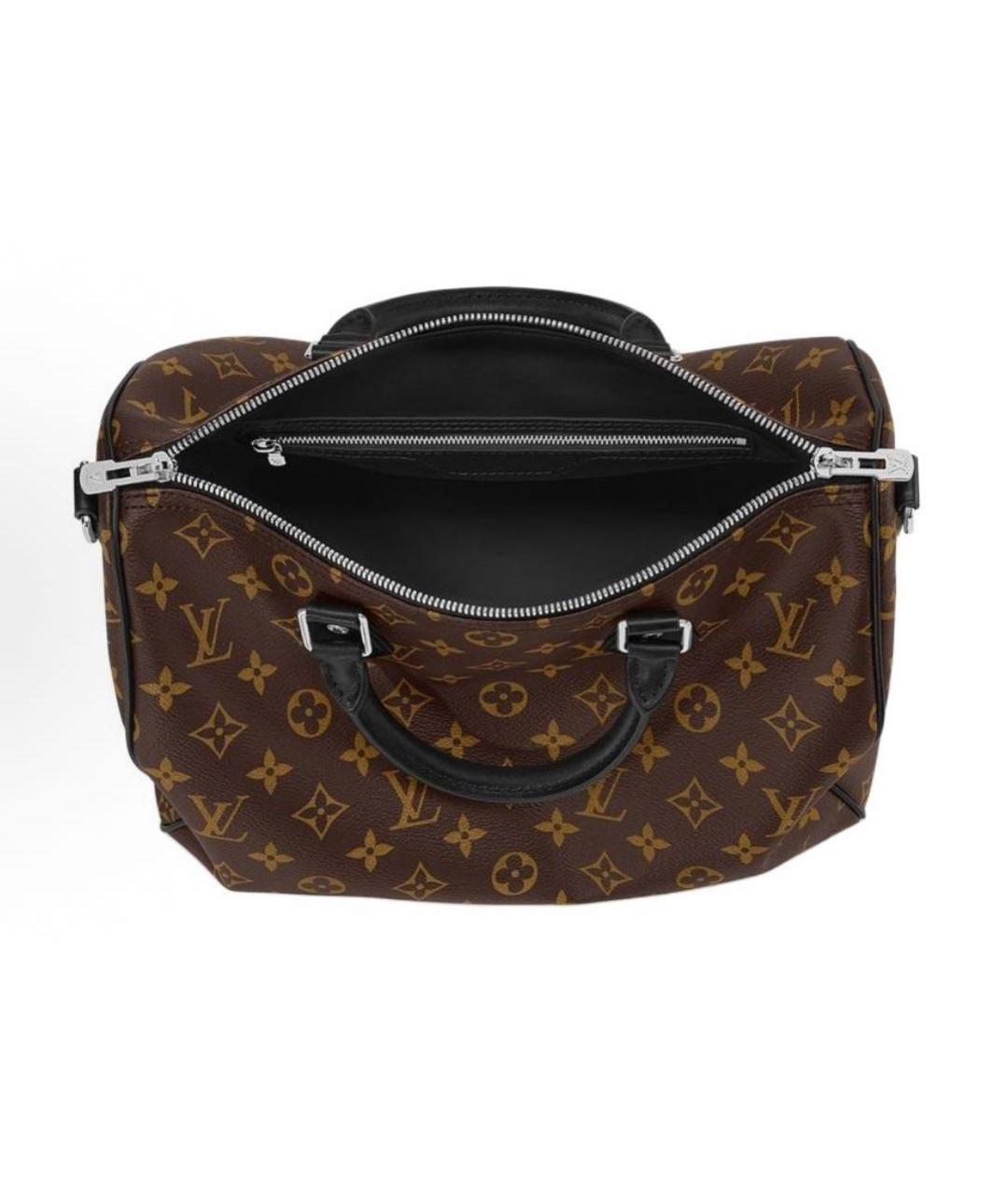 LOUIS VUITTON Коричневая сумка с короткими ручками, фото 4