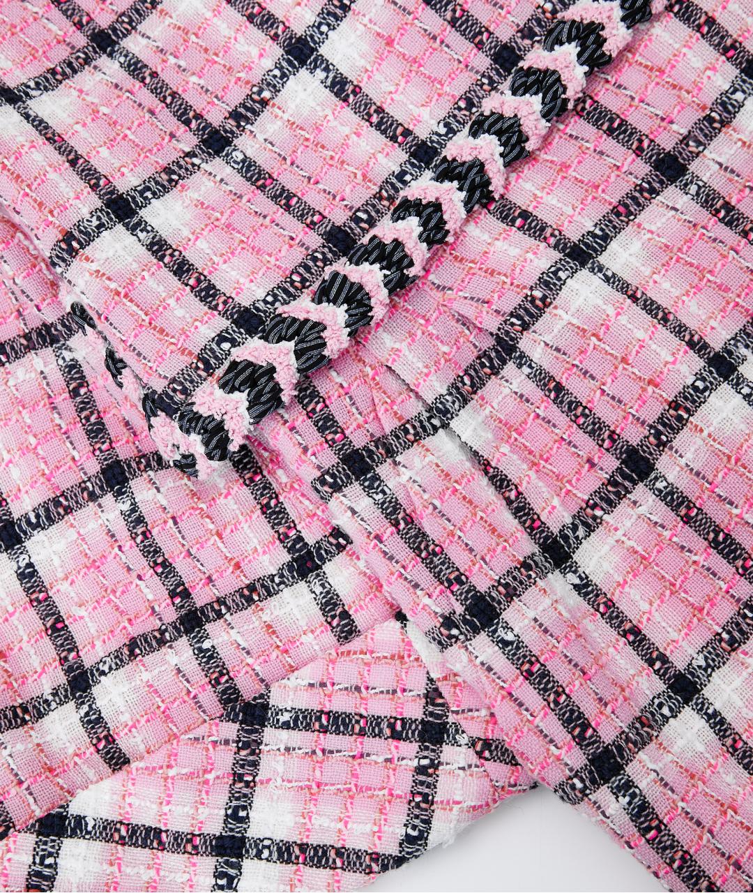 CHANEL Розовое хлопковое повседневное платье, фото 5