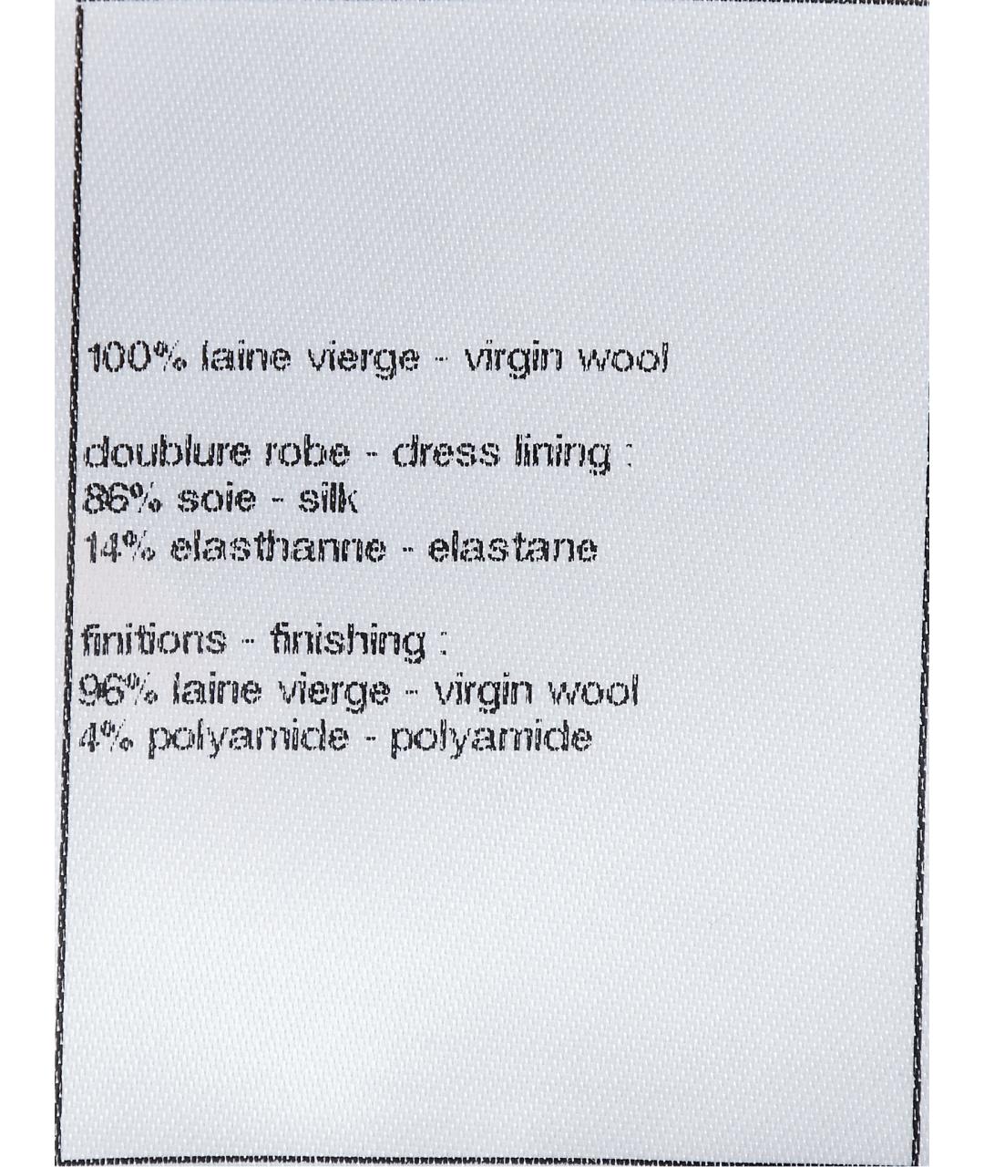 CHANEL Оранжевое шерстяное повседневное платье, фото 4