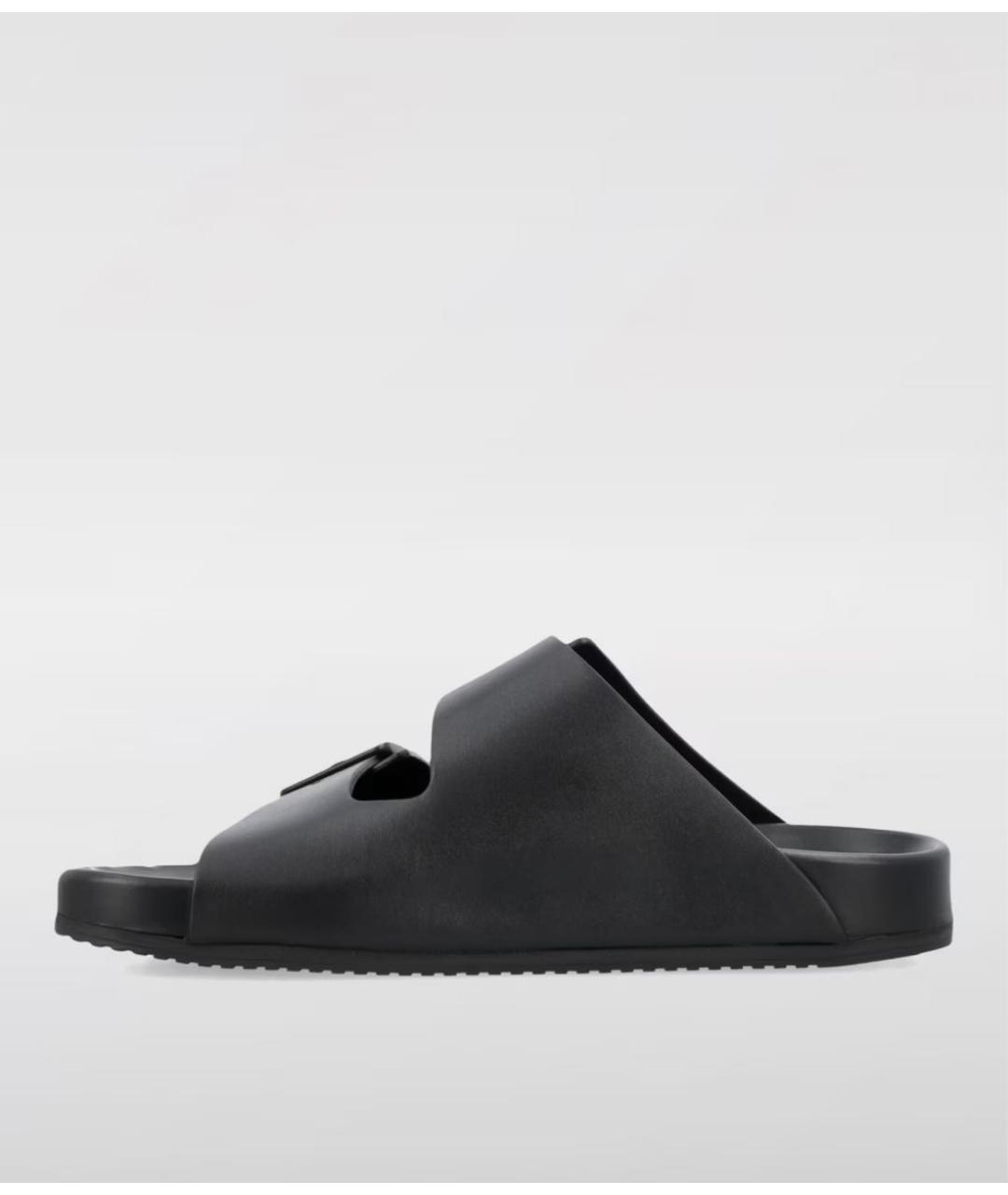 BALENCIAGA Черные кожаные сандалии, фото 4