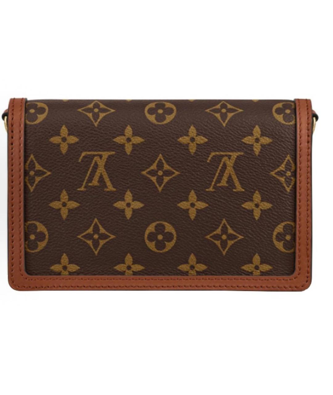 LOUIS VUITTON Коричневая сумка через плечо, фото 3