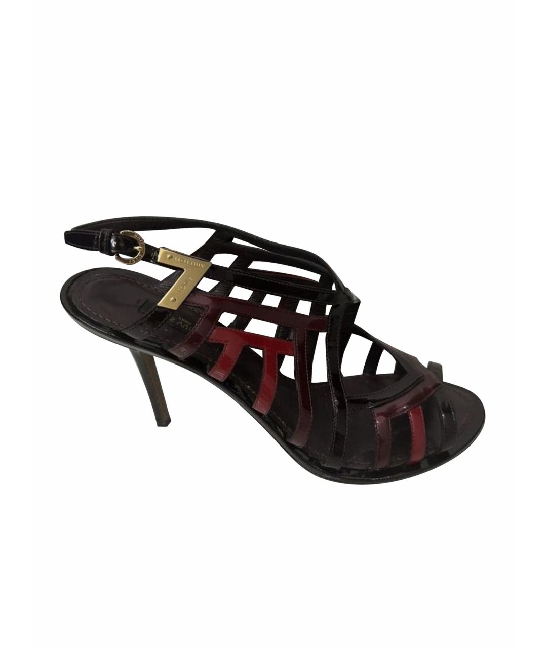 LOUIS VUITTON Босоножки из лакированной кожи, фото 1