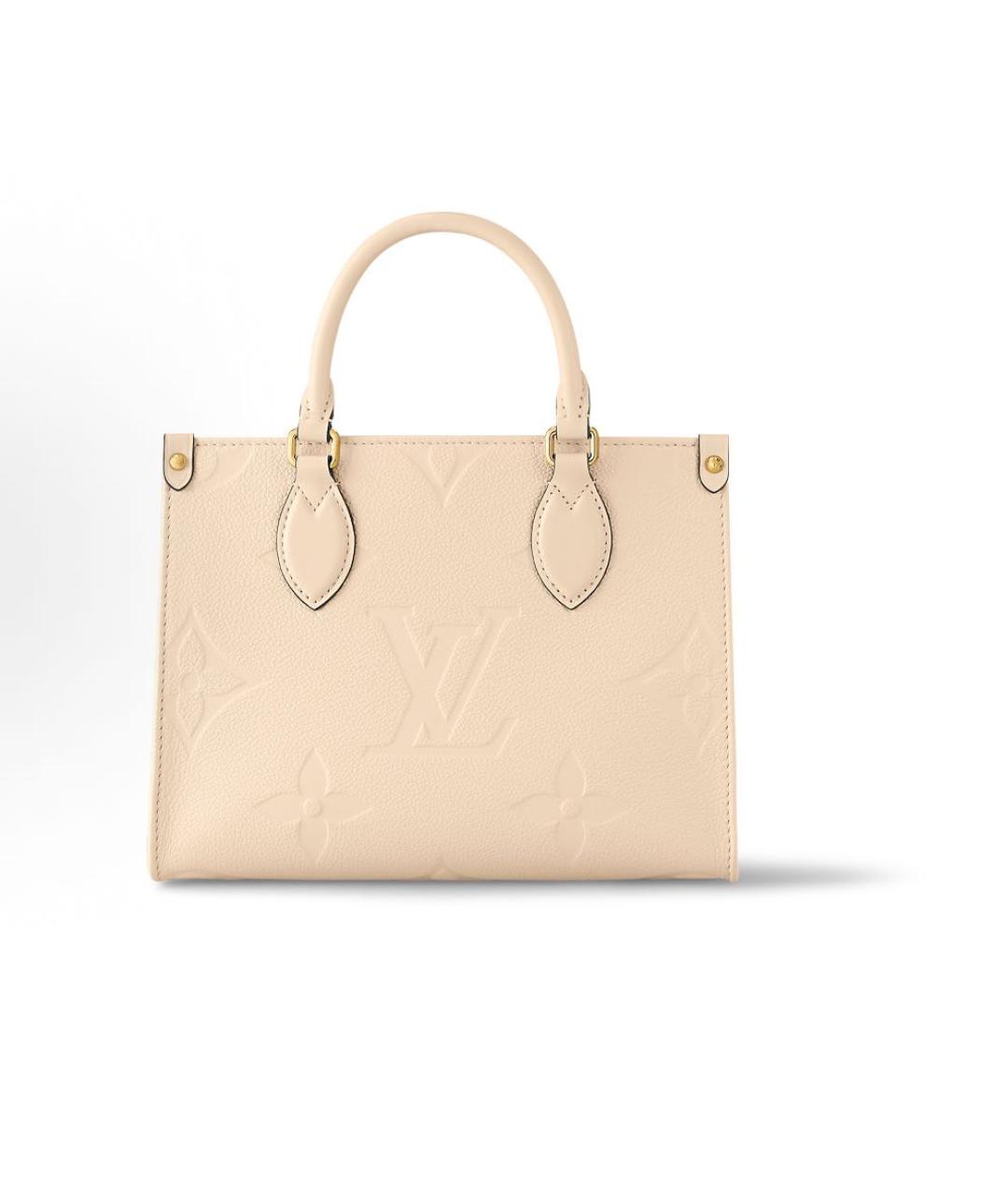 LOUIS VUITTON Бежевая сумка тоут, фото 3