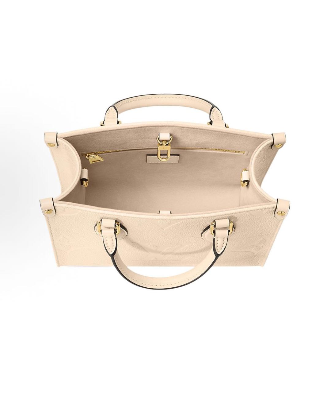 LOUIS VUITTON Бежевая сумка тоут, фото 4