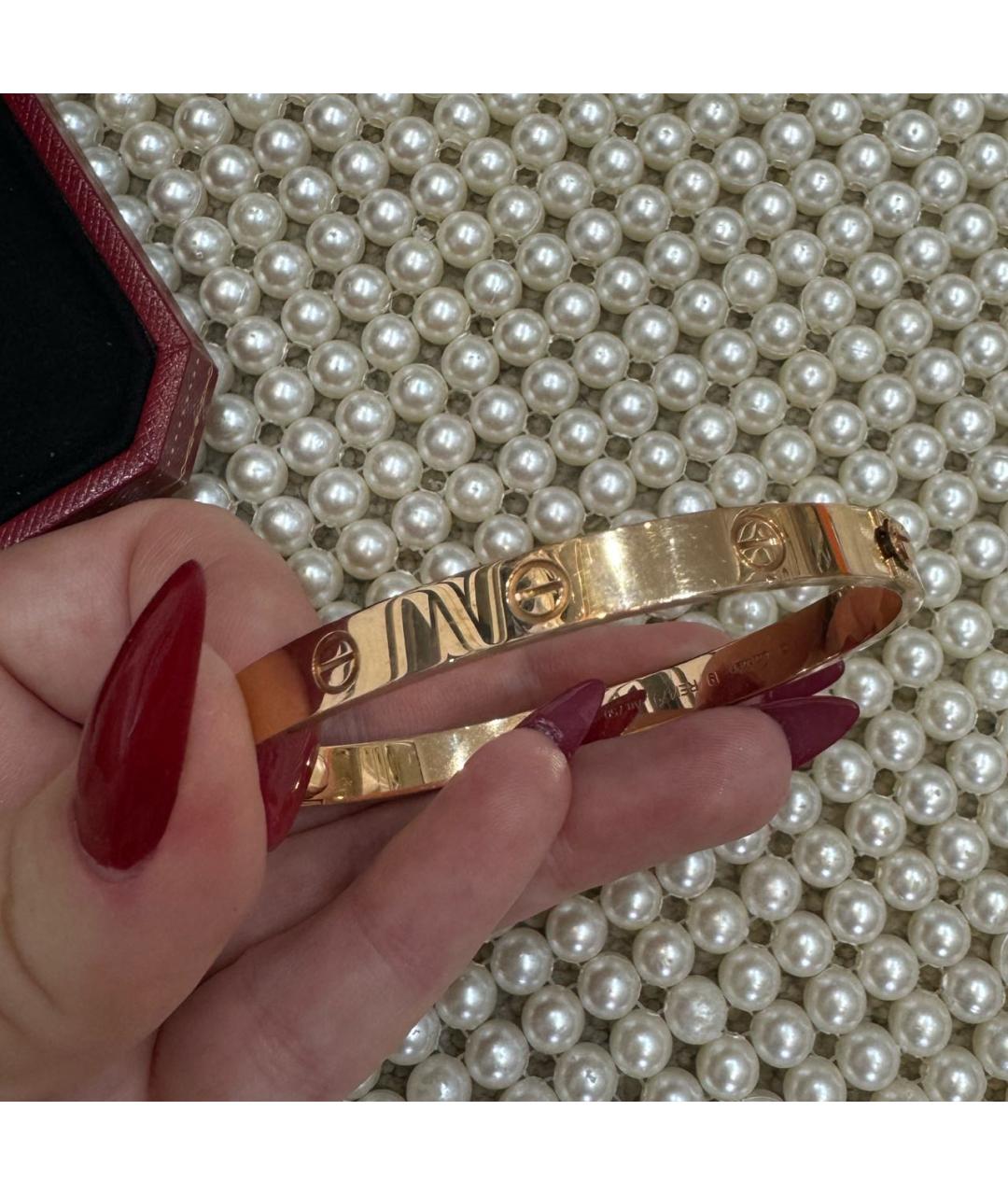 CARTIER Золотой браслет из розового золота, фото 4
