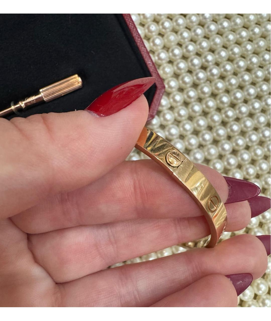 CARTIER Золотой браслет из розового золота, фото 5
