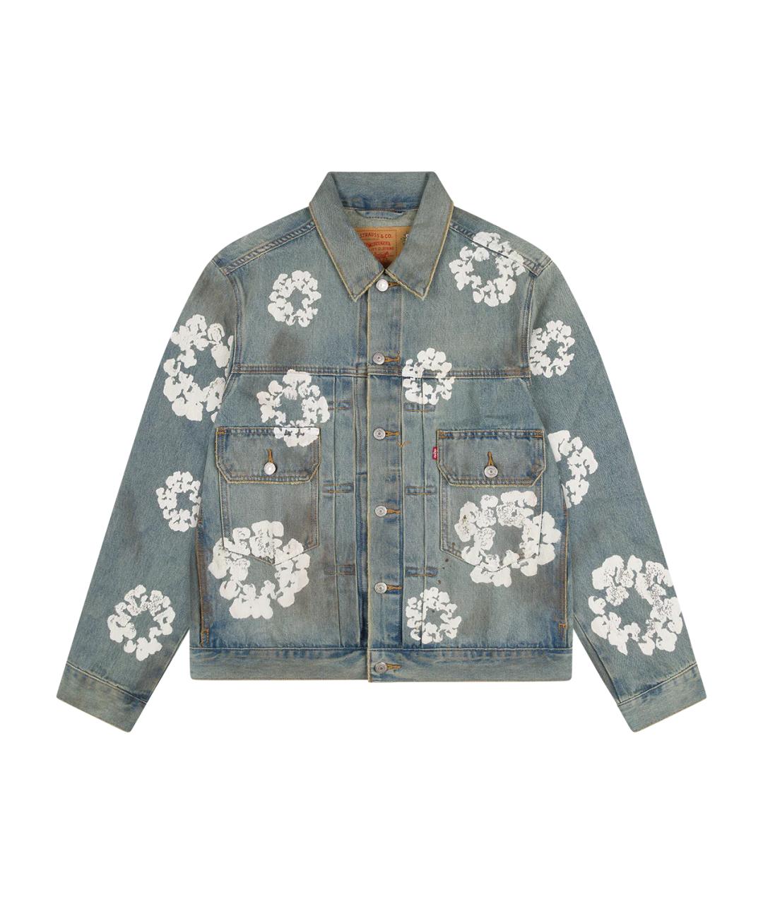 Denim Tears Голубая хлопковая куртка, фото 1