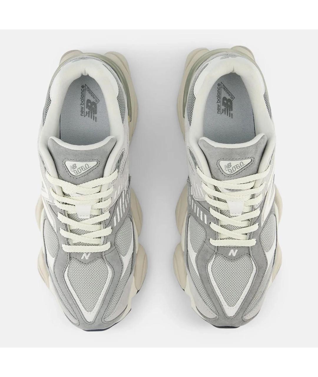 NEW BALANCE Серые замшевые низкие кроссовки / кеды, фото 3