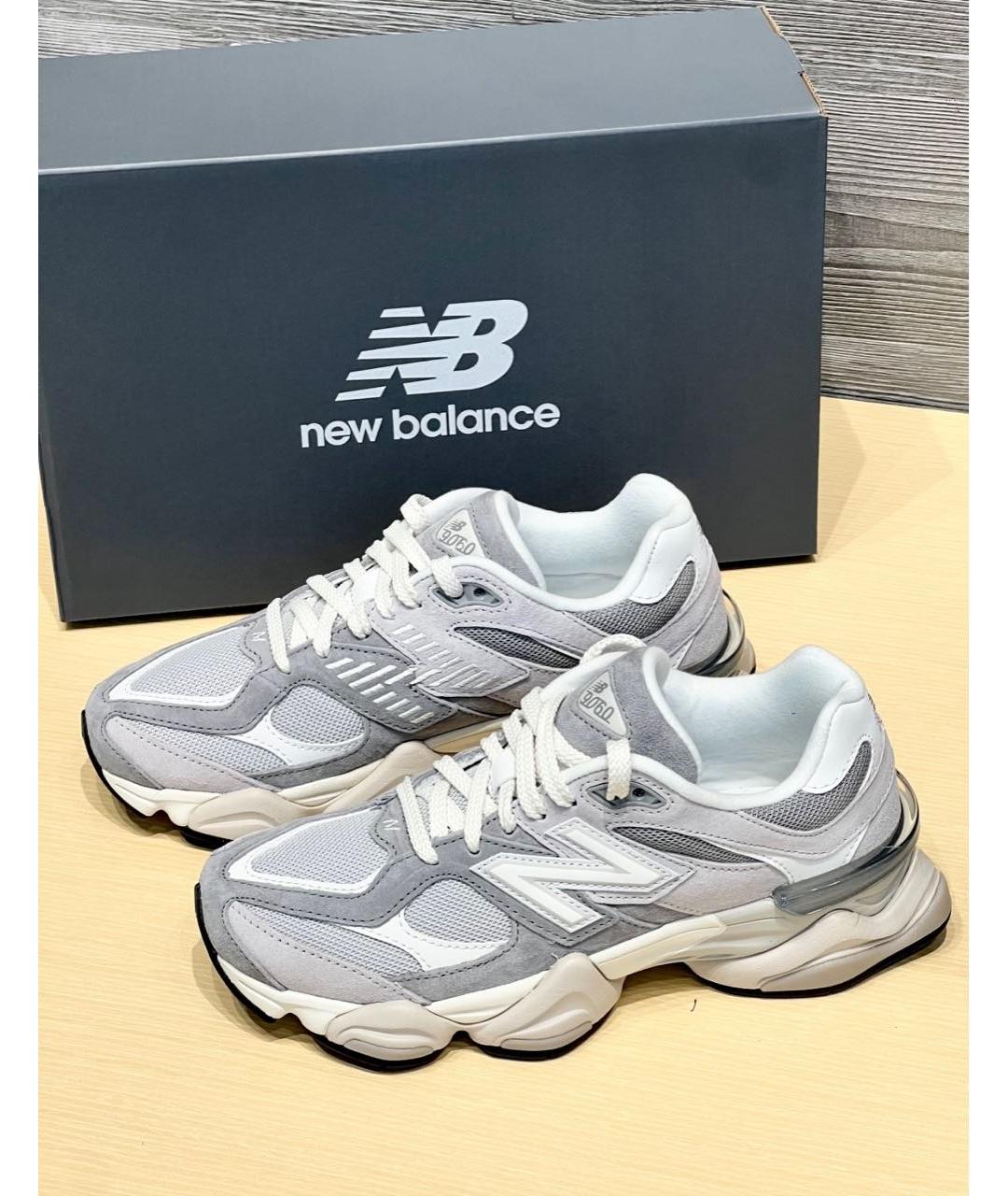 NEW BALANCE Серые замшевые низкие кроссовки / кеды, фото 5