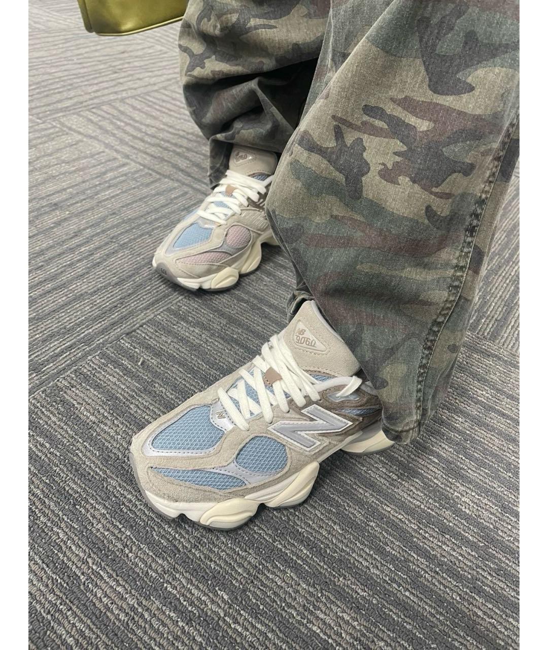 NEW BALANCE Бежевые замшевые кроссовки, фото 5