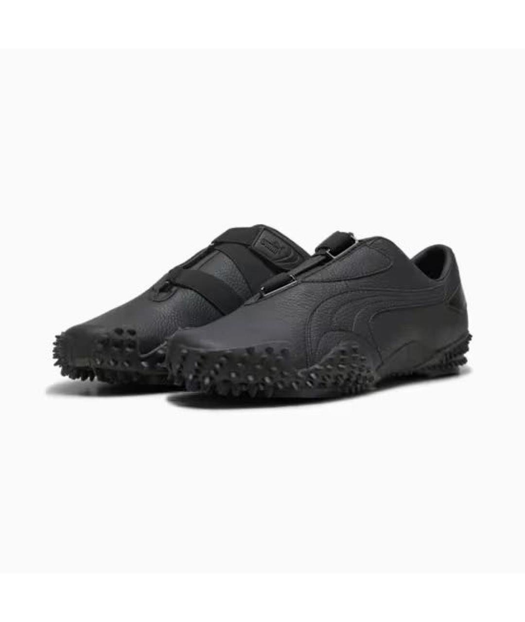 PUMA Черные кожаные кроссовки, фото 2