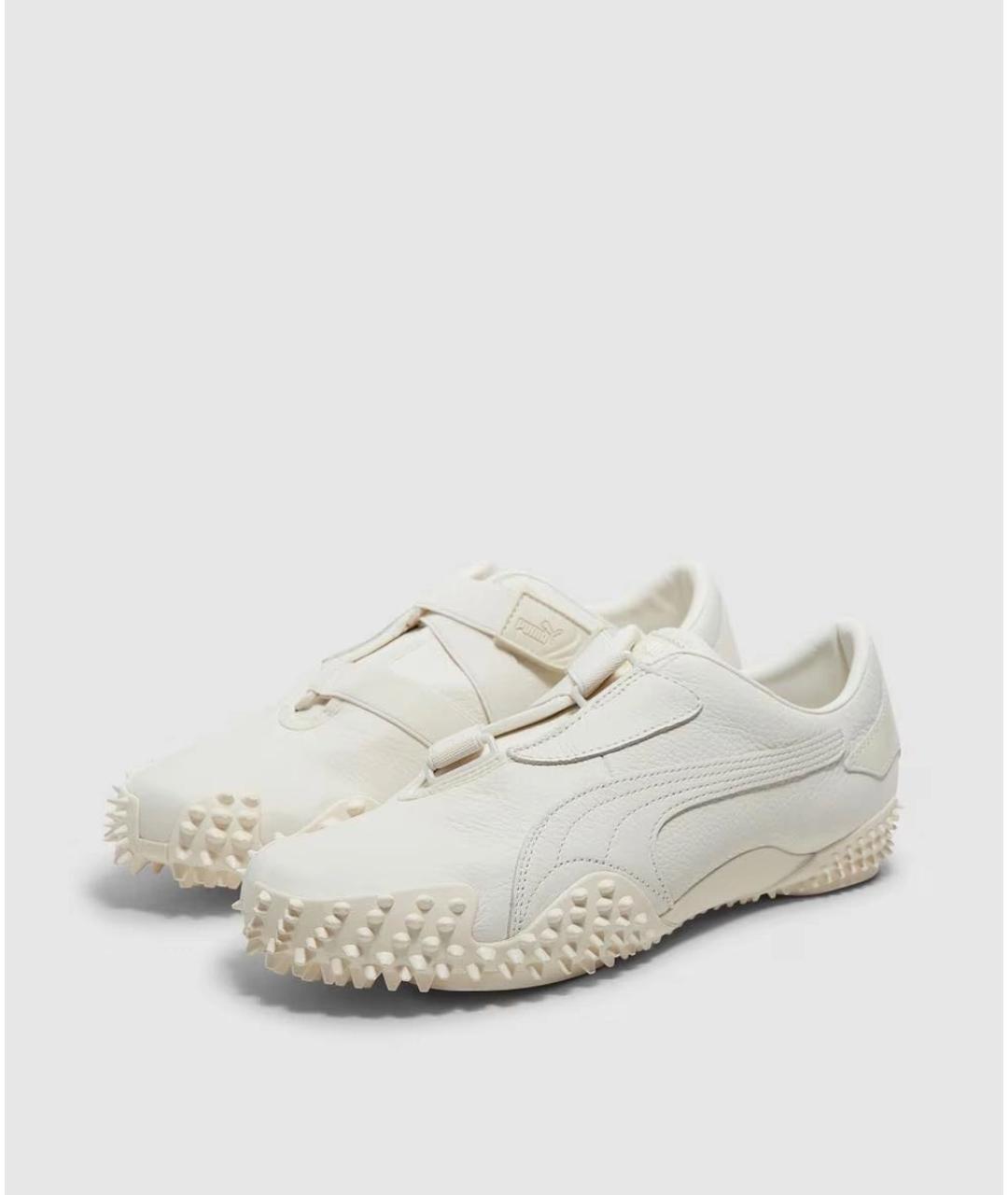 PUMA Белые кожаные кроссовки, фото 2