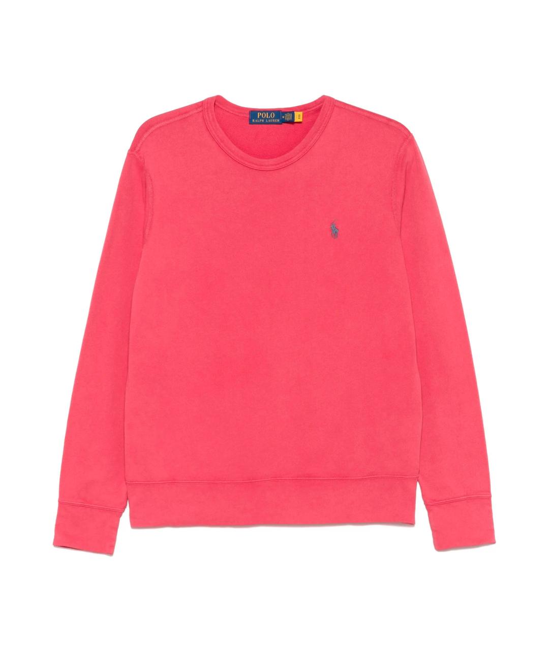 POLO RALPH LAUREN Розовый хлопковый джемпер / свитер, фото 1