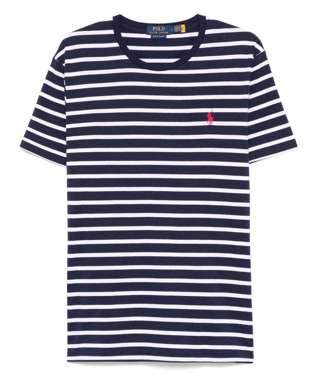 POLO RALPH LAUREN Синяя хлопковая футболка, фото 1