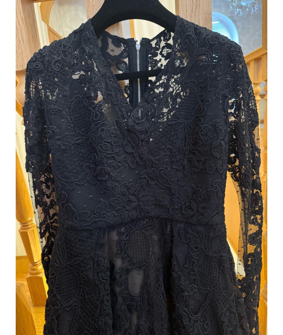 ELIE SAAB Черное шелковое вечернее платье, фото 4