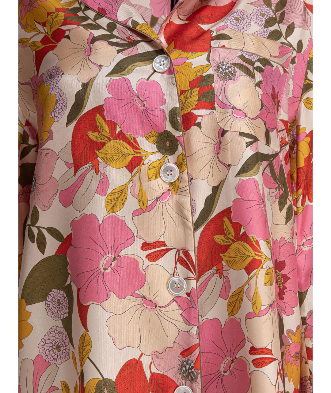 'S MAX MARA Мульти шелковая рубашка, фото 3