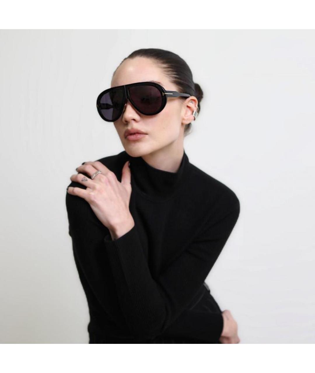 TOM FORD Черные солнцезащитные очки, фото 6