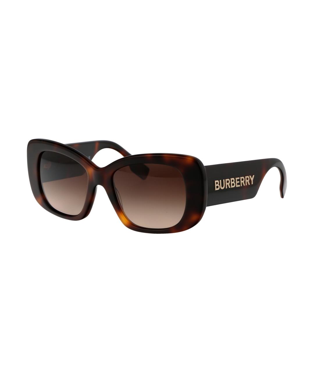 BURBERRY Коричневые солнцезащитные очки, фото 2