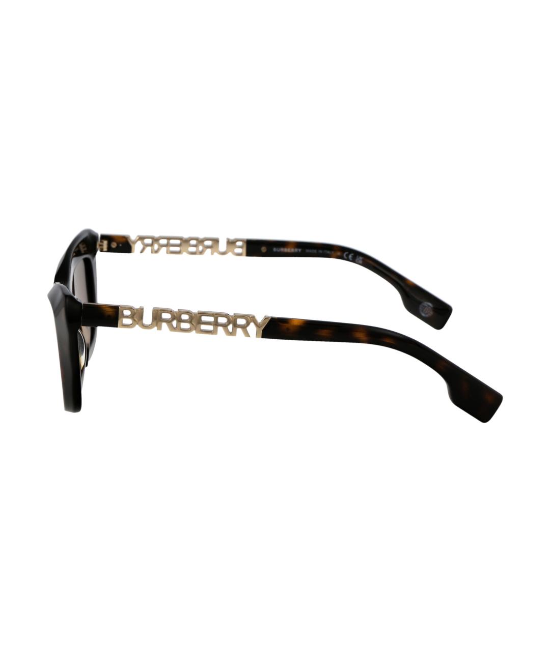 BURBERRY Коричневые солнцезащитные очки, фото 3