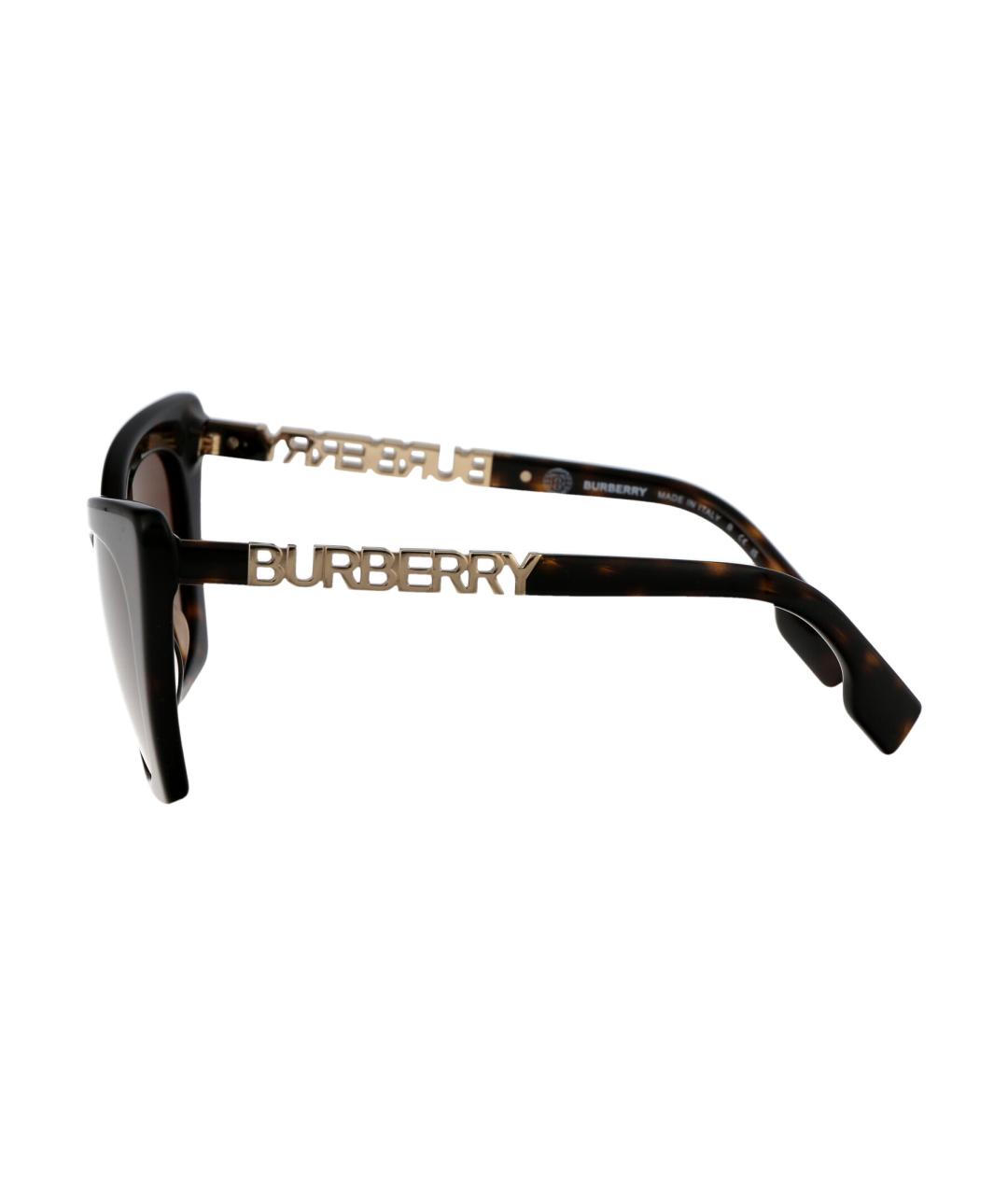 BURBERRY Коричневые солнцезащитные очки, фото 3