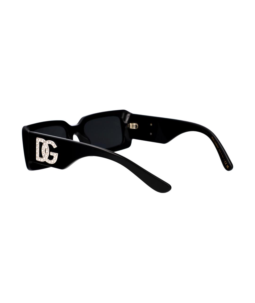DOLCE&GABBANA Черные солнцезащитные очки, фото 4