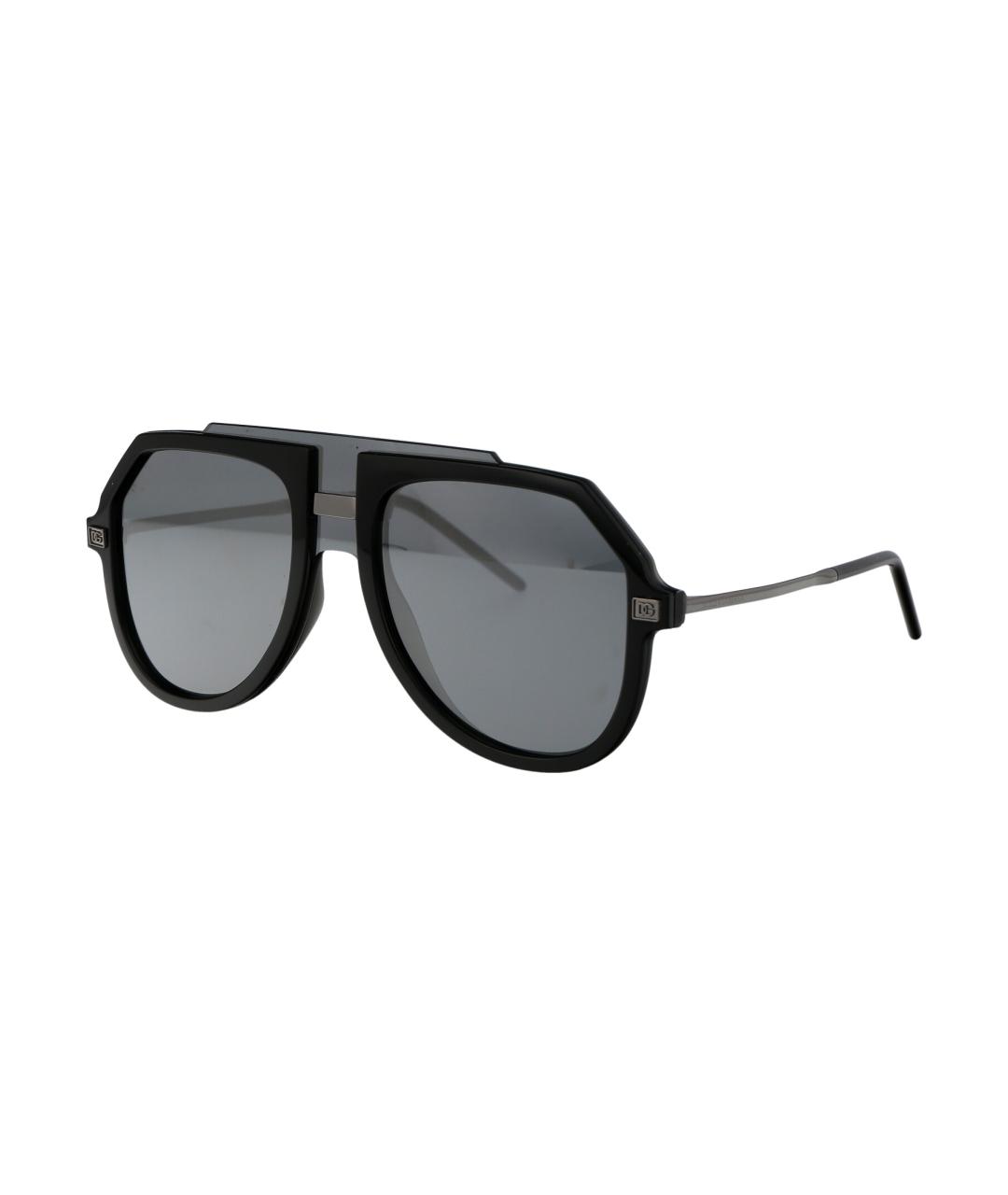 DOLCE&GABBANA Черные солнцезащитные очки, фото 2