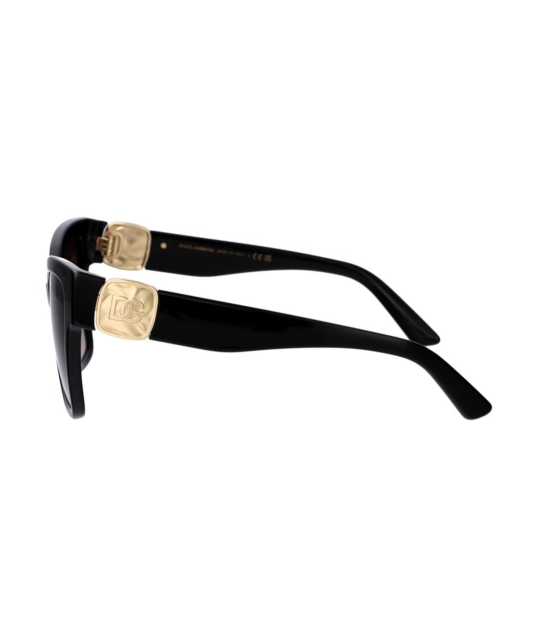 DOLCE&GABBANA Черные солнцезащитные очки, фото 3