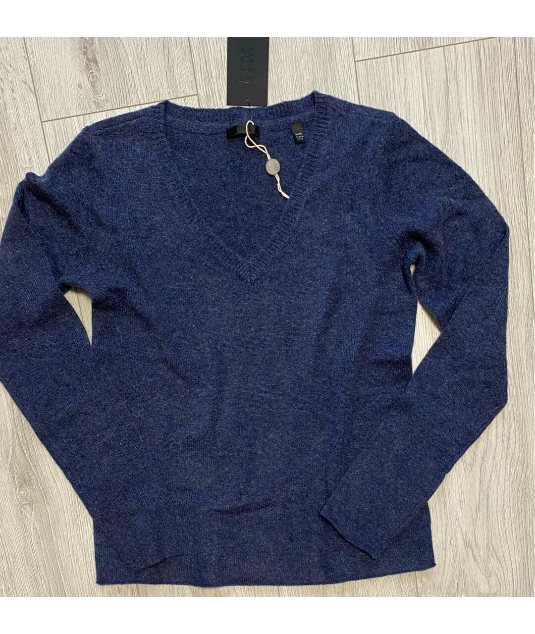 ATM ANTHONY THOMAS MELILLO Синий кашемировый джемпер / свитер, фото 5