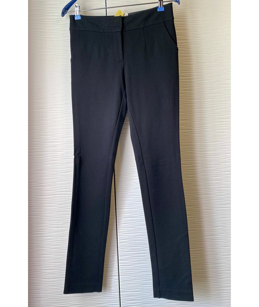 DIANE VON FURSTENBERG Черные вискозные брюки узкие, фото 5