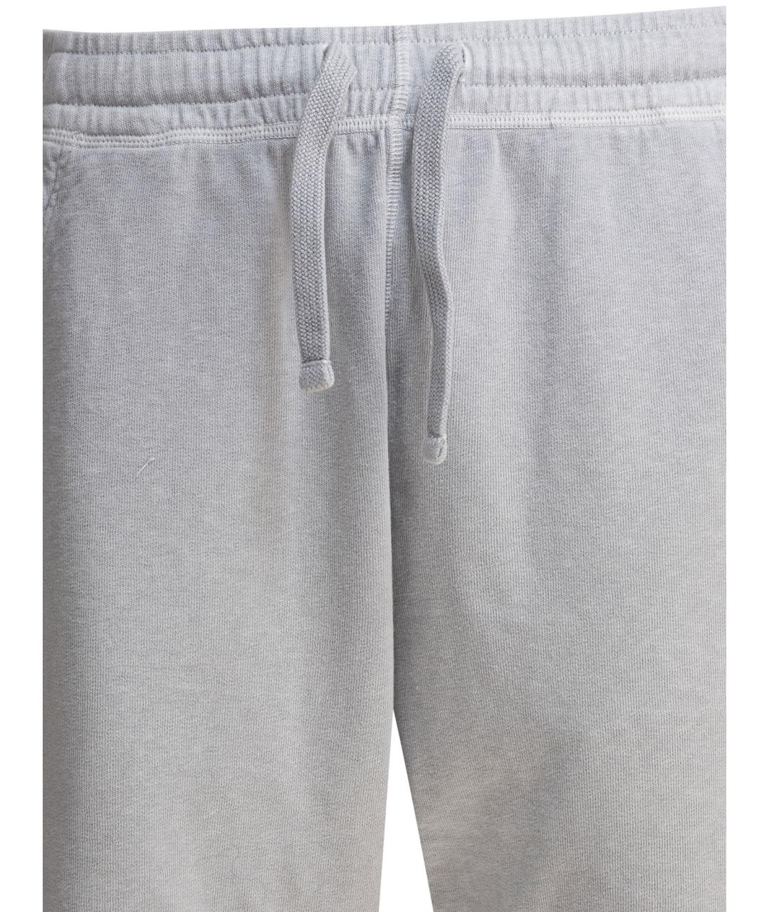 STONE ISLAND Серые хлопковые шорты, фото 3