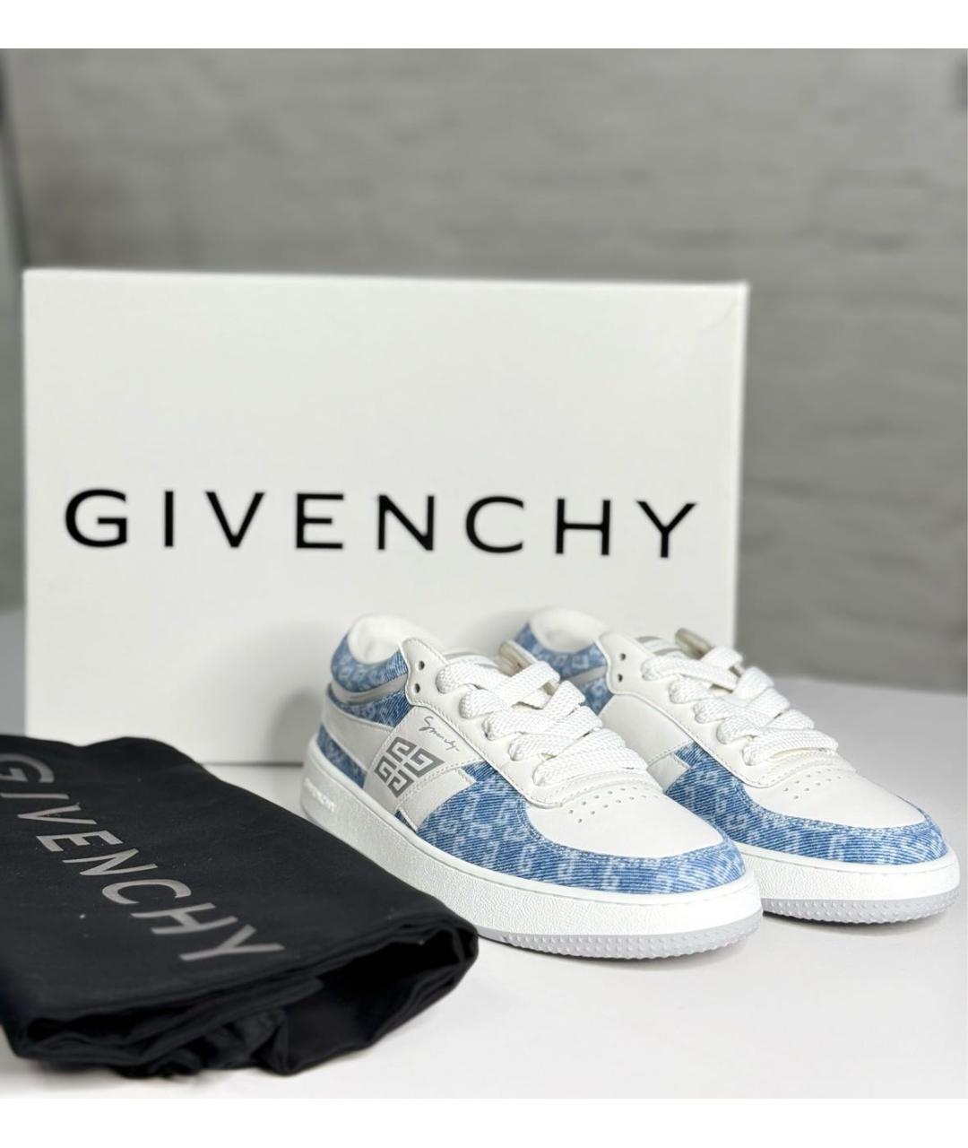 GIVENCHY Белые кожаные кроссовки, фото 2
