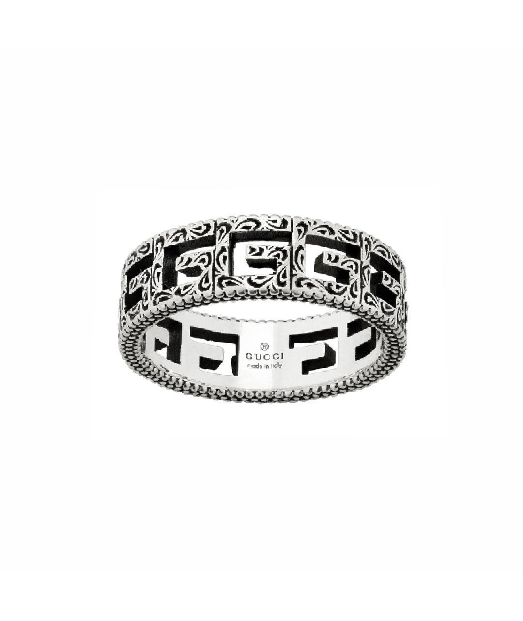 GUCCI Серебряное серебряное кольцо, фото 1