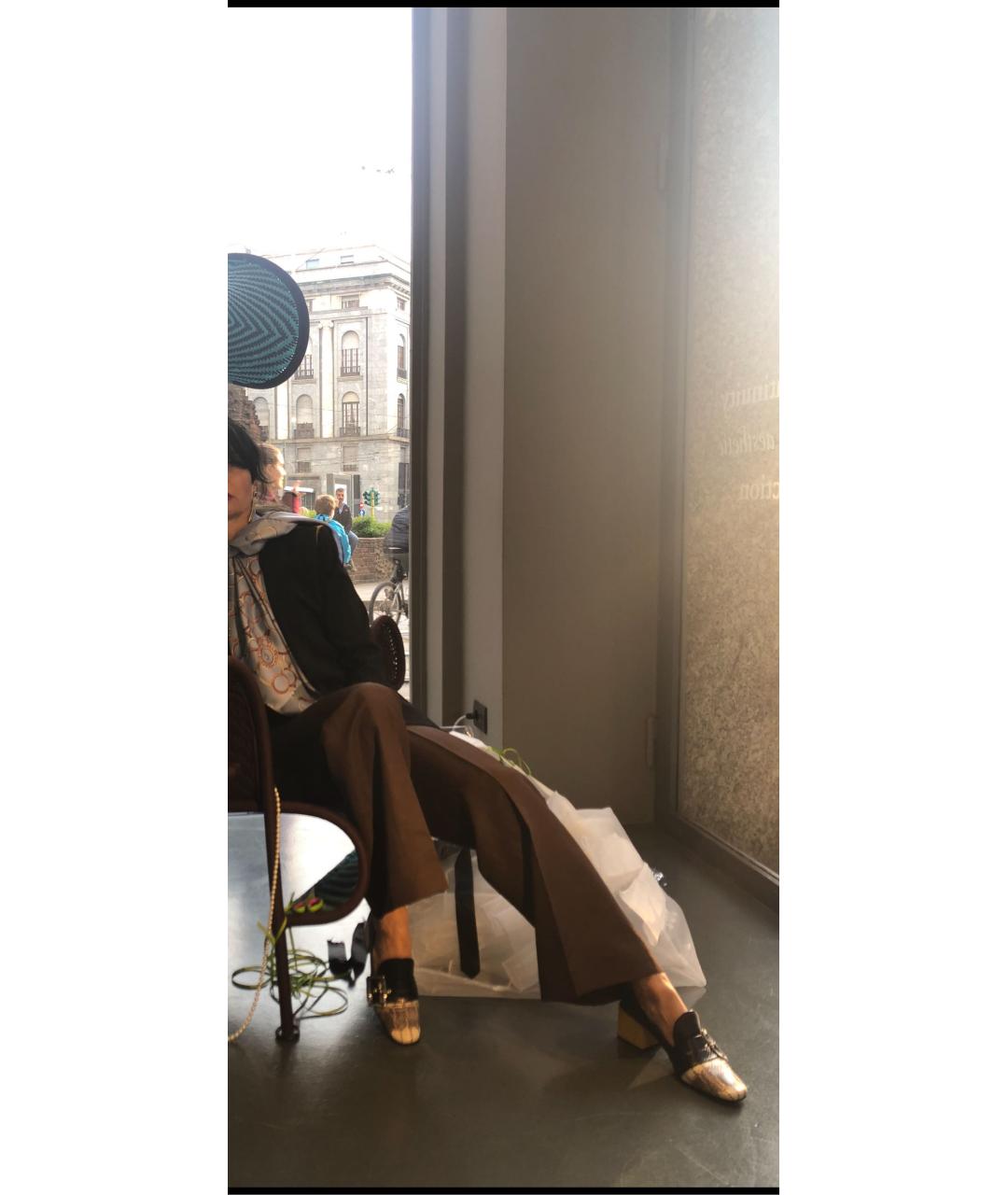 JIL SANDER Мульти кожаные туфли, фото 7